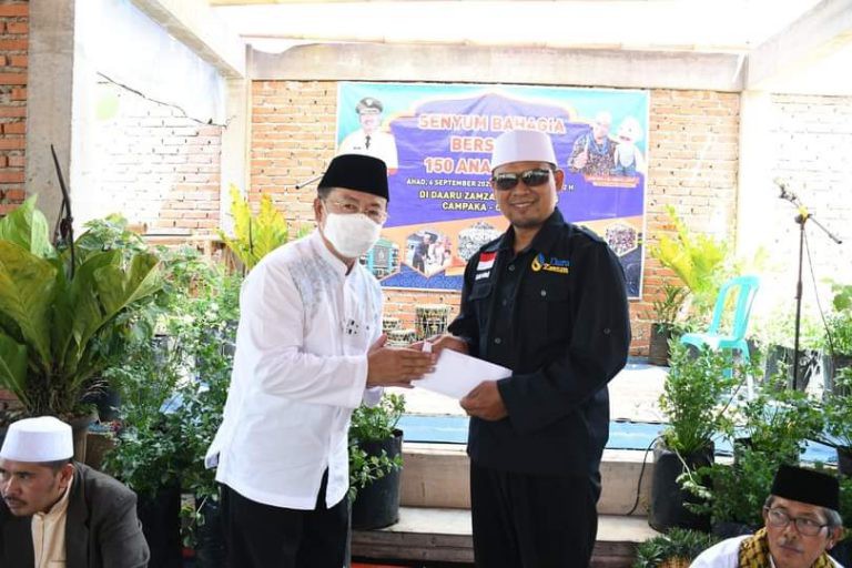 Yayasan Daaru Zamzam Santuni 150 Yatim Piatu